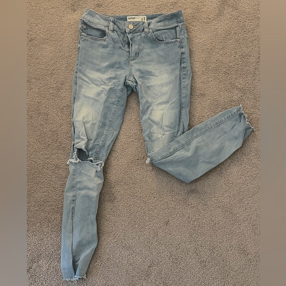 Garage skinny ripped cut jeans - Picture 1 of 2
